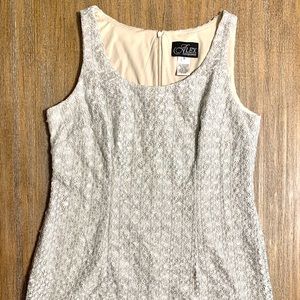 Alex evenings short dress size 16 100% polyester